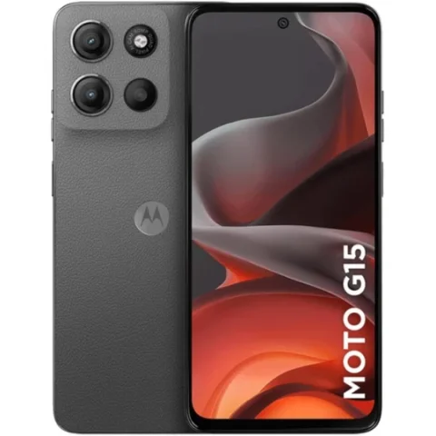 Smartphone Motorola Moto G15 256GB 12GB RAM Boost Câmera 50MP com AI Tela 6.7" NFC - Grafite